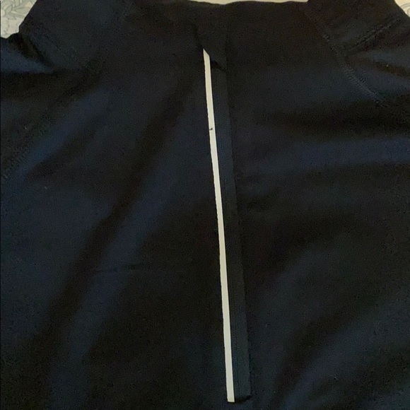 Old navy black zip up (halfway) - Picture 2 of 3